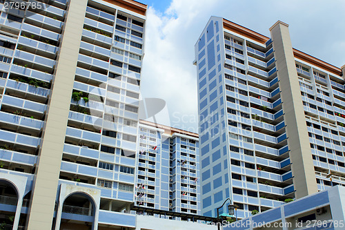 Image of Typical public housing in Singapore 