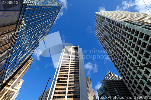 Image of Low angle view of skyscraper