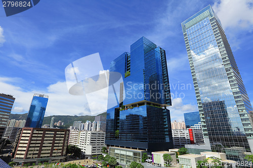 Image of Modern business buildingin Hong Kong