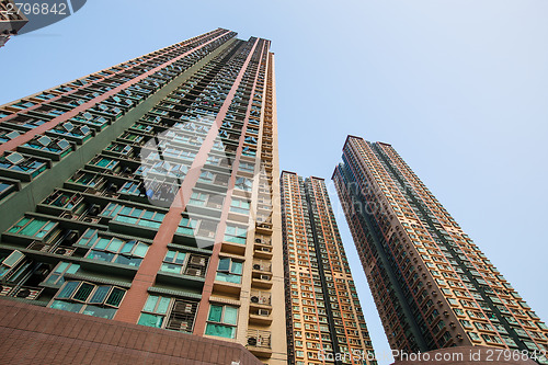 Image of Public apartment block in Hong Kong 