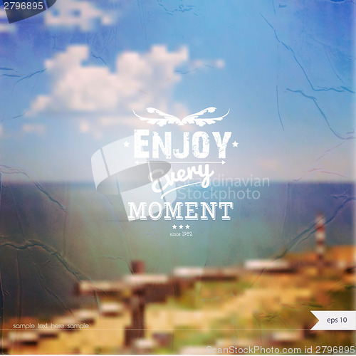 Image of Vector summer background with place for your text.