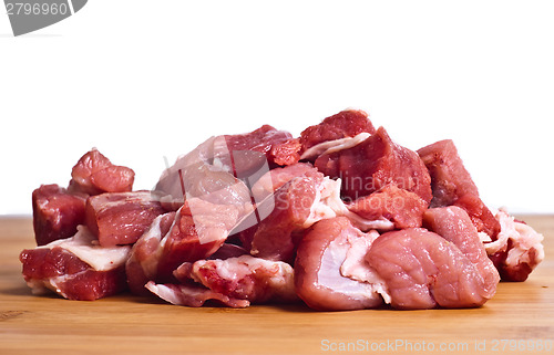 Image of Raw beef isolated