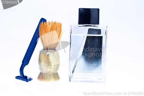 Image of Shaving brush and accessories