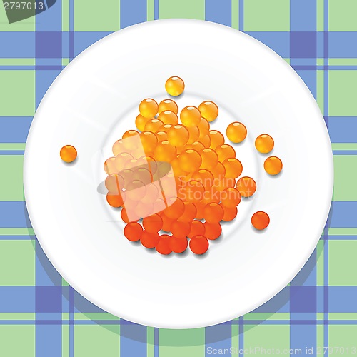 Image of red caviar