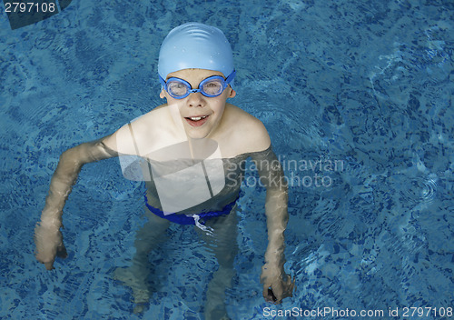 Image of Child in swimming pool