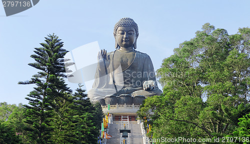 Image of Giant Buddha Statue in Tian Tan