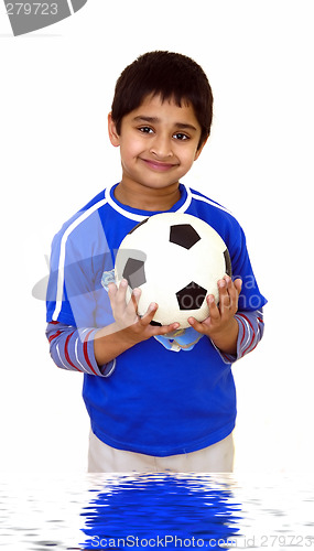 Image of Kid with Soccer ball