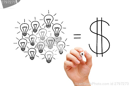Image of Teamwork Light Bulbs Success Concept