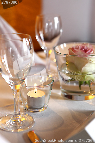 Image of Laid wedding table 