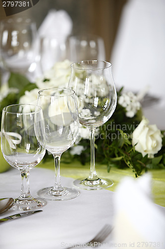 Image of Laid wedding table 