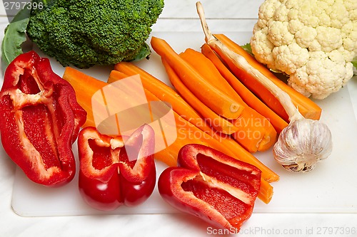 Image of various vegetables 