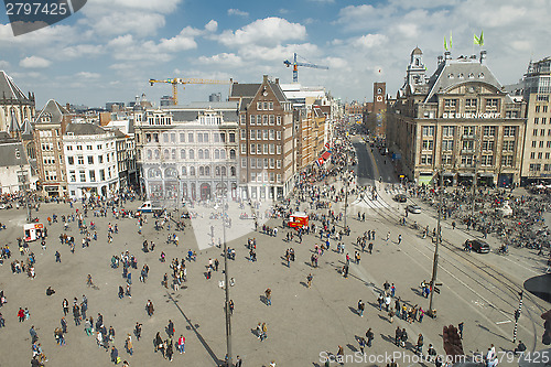 Image of Dam Square in Amsterdam