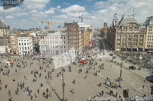 Image of Dam Square in Amsterdam