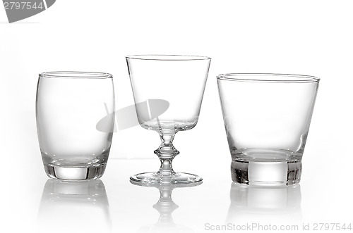 Image of various juice glasses