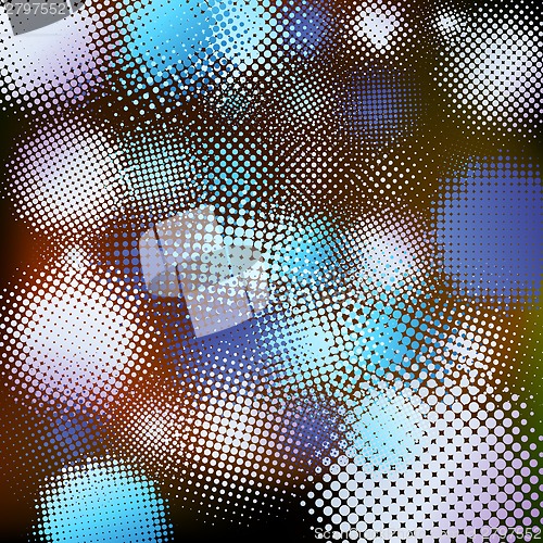 Image of Abstract halftone background. EPS 10