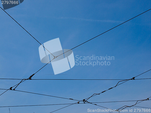 Image of Overhead tram line