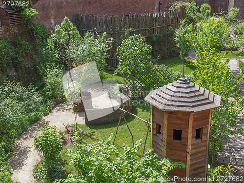 Image of Medieval garden in Turin