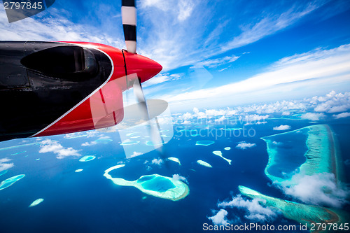 Image of Maldives Indian Ocean - Hotel on the island