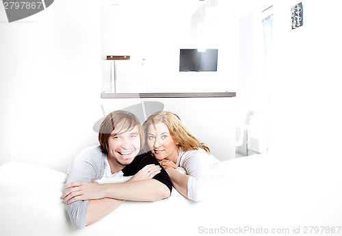 Image of Couple in new home