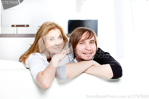 Image of Couple in new home