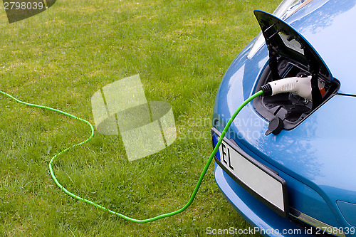 Image of Charging electric car