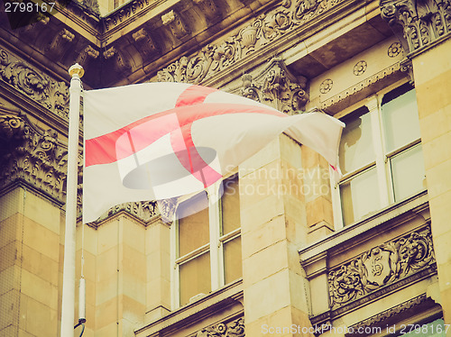 Image of Retro look England flag