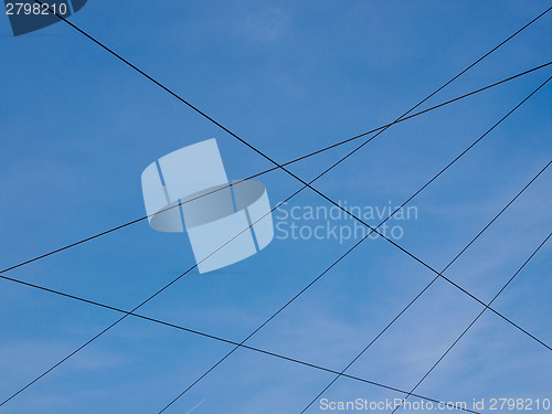 Image of Overhead tram line