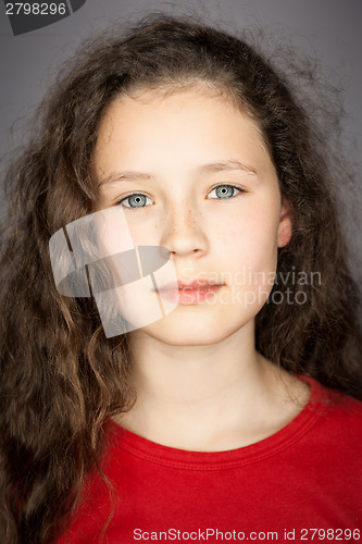 Image of young girl portrait