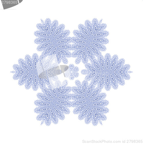 Image of Abstract snowflake