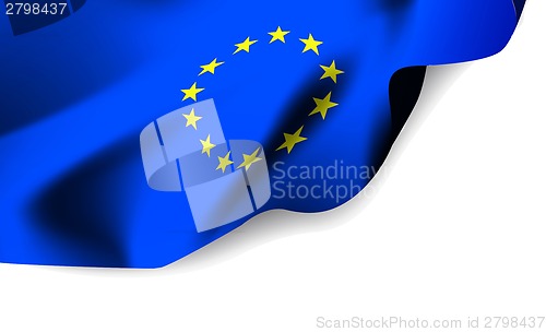 Image of European Union waving flag