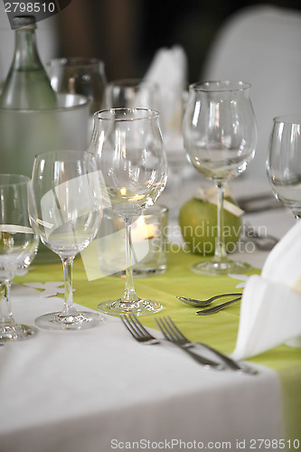 Image of Laid wedding table 