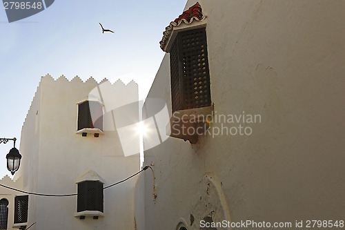 Image of Sunset in the city in Asilah
