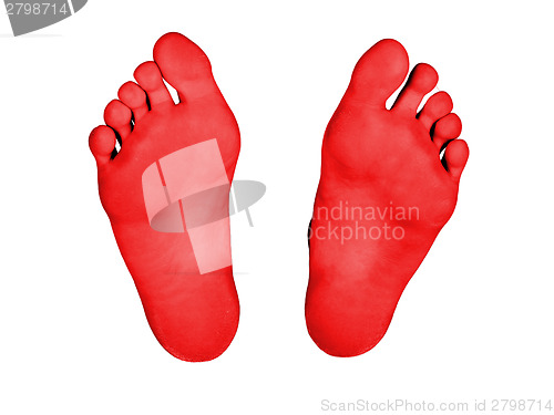 Image of Feet isolated