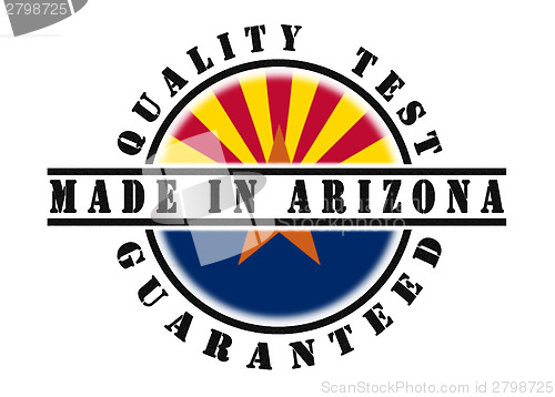 Image of Quality test guaranteed stamp 