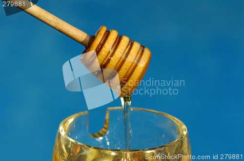 Image of Wooden honey drizzle