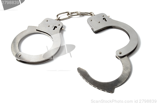 Image of Handcuffs on white