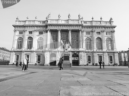 Image of Black and white Palazzo Madama Turin