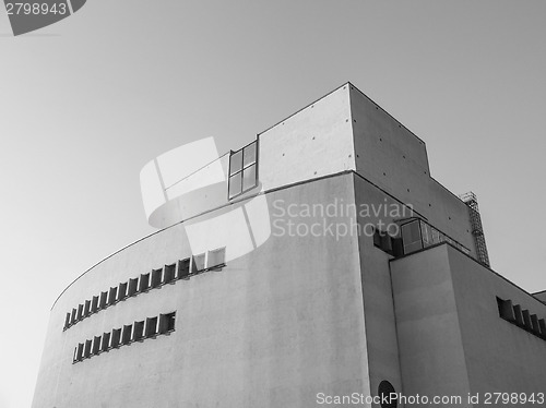 Image of Black and white Teatro degli Arcimboldi Milan Bicocca