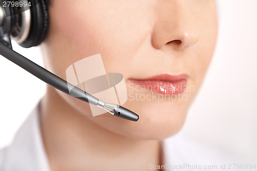 Image of Woman with headset