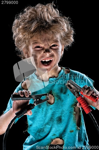 Image of Funny little electrician