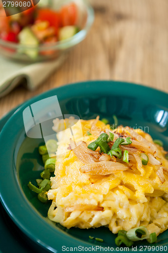 Image of Macaroni cheese or spatzle egg noodle