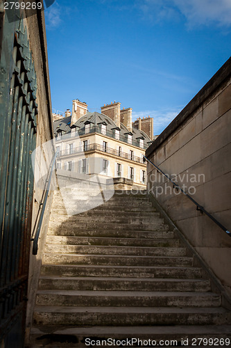 Image of Exterior of a historical townhouse in Paris