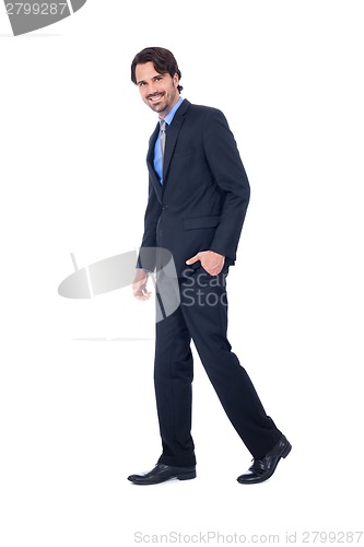 Image of Confident relaxed business executive