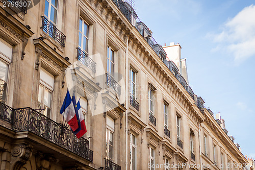 Image of Exterior of a historical townhouse in Paris