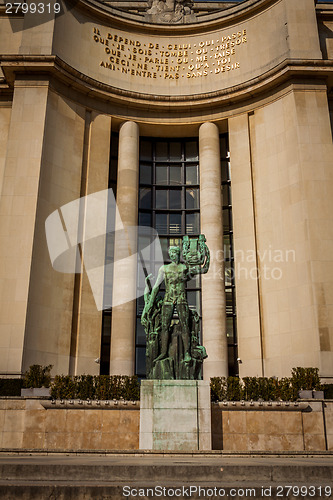 Image of Exterior of a historical townhouse in Paris