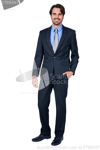 Image of Confident relaxed business executive