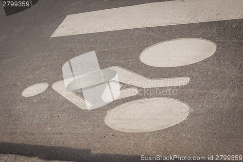 Image of Cyclist road traffic sign