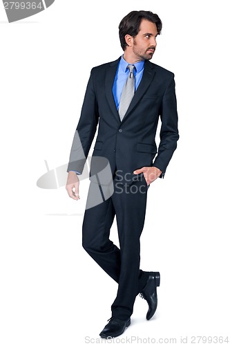 Image of Confident relaxed business executive