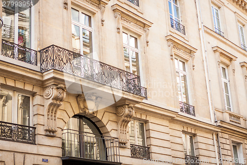 Image of Exterior of a historical townhouse in Paris