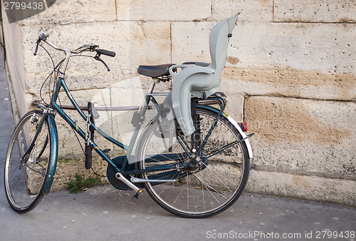 Image of Bicycle with a child seat